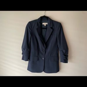 MICHAEL Michael Kors Women's Blazer in Navy Blue
